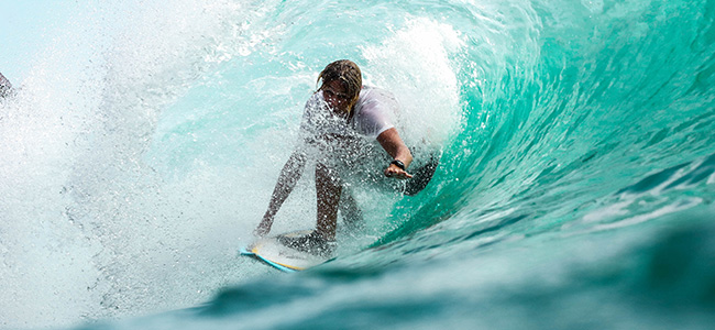 Surfing in Uruguay